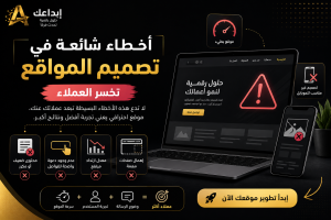 أخطاء تصميم المواقع التي تخسر العملاء