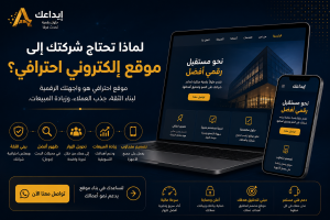 موقع إلكتروني احترافي لشركتك